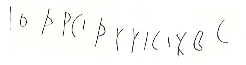 inscription of siglum LP 1007