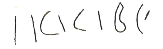 inscription of siglum LP 1020