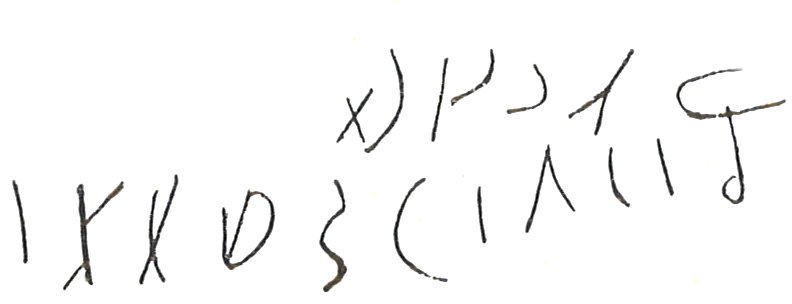 inscription of siglum LP 1021