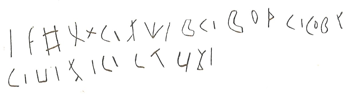 inscription of siglum LP 1031