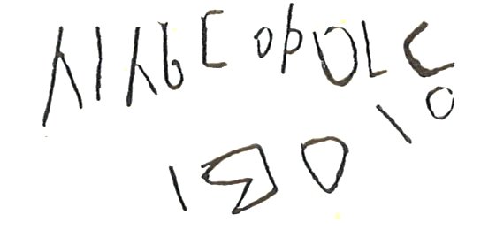 inscription of siglum LP 1067