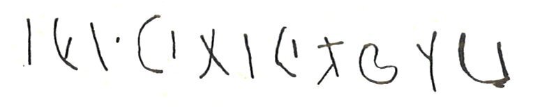 inscription of siglum LP 1091