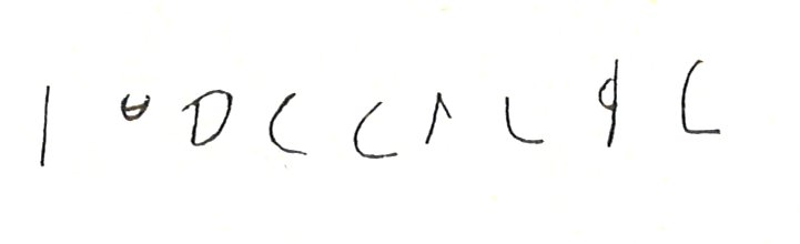 inscription of siglum LP 1107