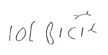 inscription of siglum LP 1185