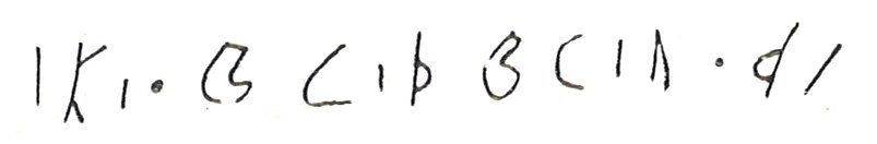 inscription of siglum LP 1229