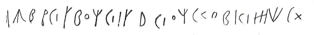 inscription of siglum LP 1230