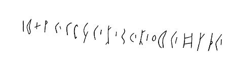 inscription of siglum LP 140