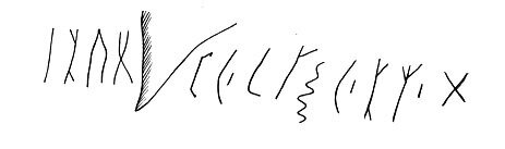 inscription of siglum LP 196