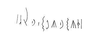 inscription of siglum LP 352