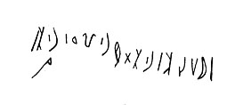 inscription of siglum LP 381