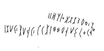 inscription of siglum LP 409