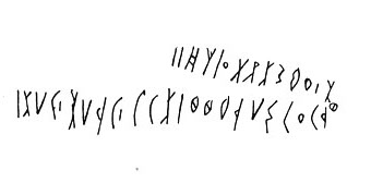 inscription of siglum LP 409