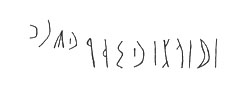 inscription of siglum LP 447