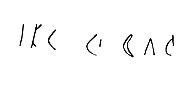 inscription of siglum LP 480