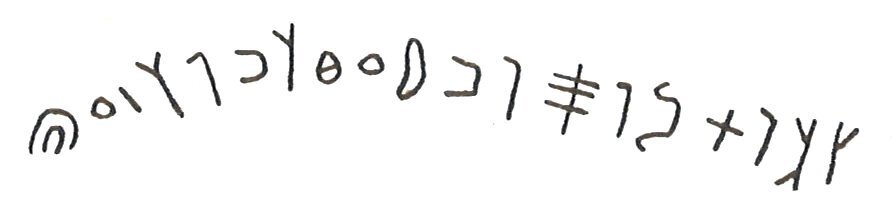 inscription of siglum LP 504