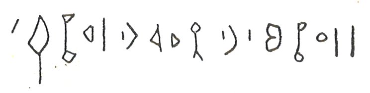 inscription of siglum LP 509