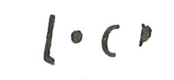 inscription of siglum LP 511