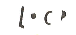 inscription of siglum LP 511