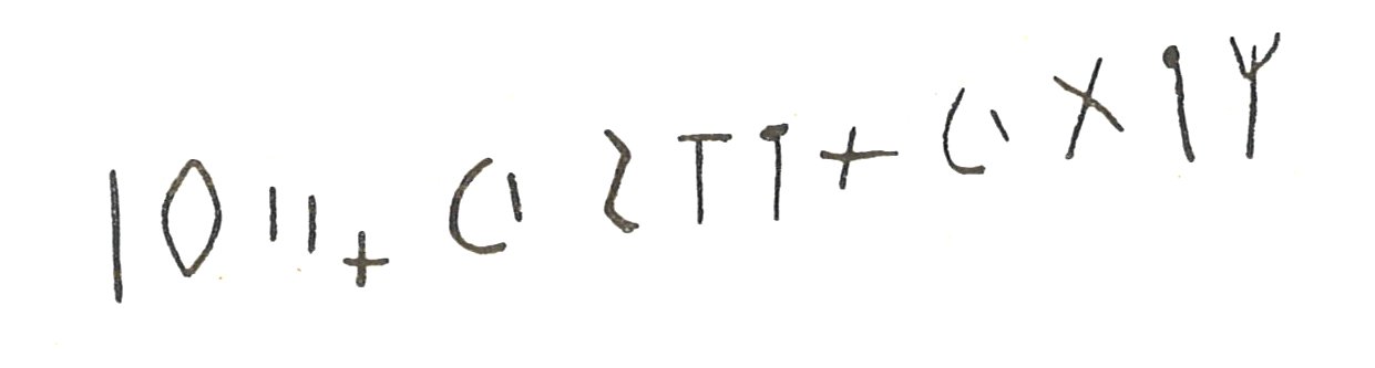 inscription of siglum LP 541