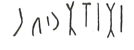 inscription of siglum LP 654