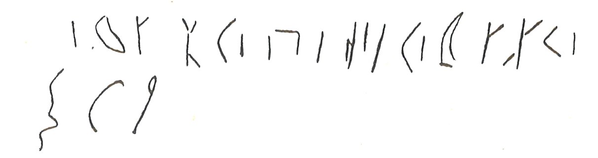 inscription of siglum LP 772