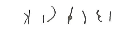 inscription of siglum LP 793