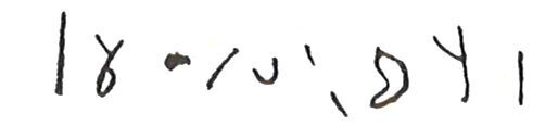 inscription of siglum LP 839