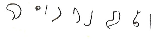 inscription of siglum LP 844