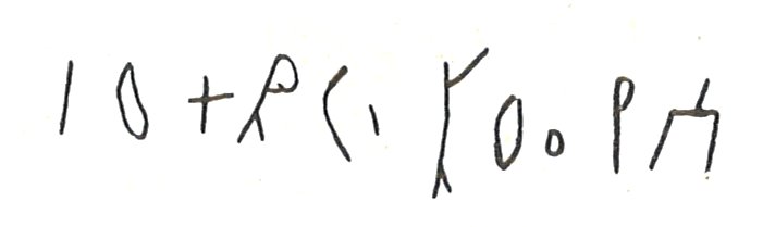 inscription of siglum LP 915