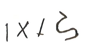 inscription of siglum LP 928