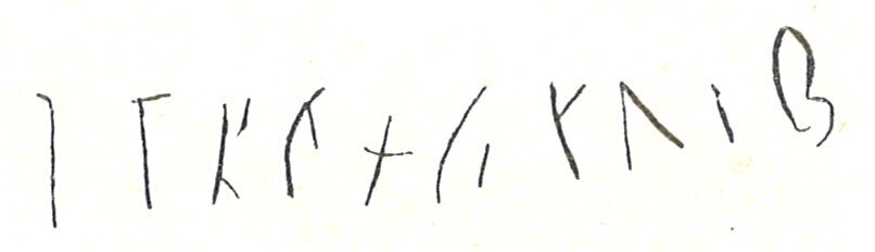 inscription of siglum LP 965