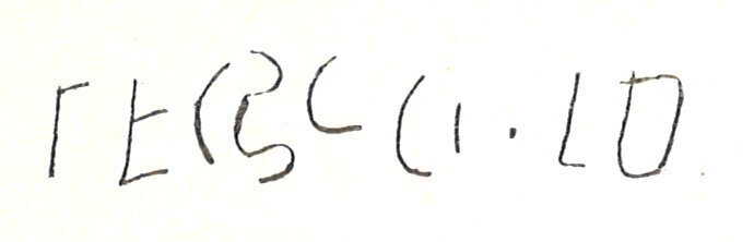 inscription of siglum LP 971