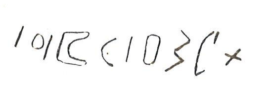 inscription of siglum LP 984