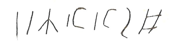 inscription of siglum LP 987