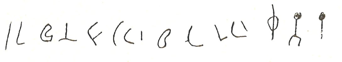 inscription of siglum LP 993