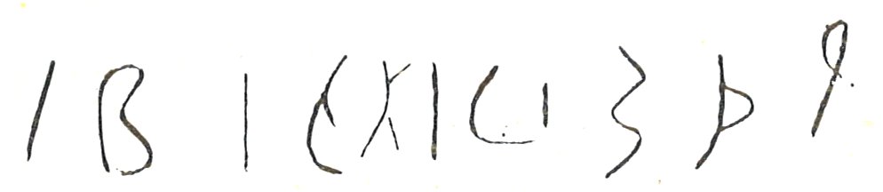 inscription of siglum LP 996