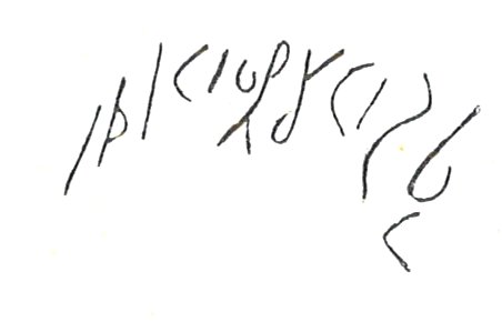 inscription of siglum LP 999