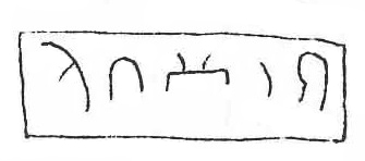 inscription of siglum Müller, D.H. 1889: 87, no. 72