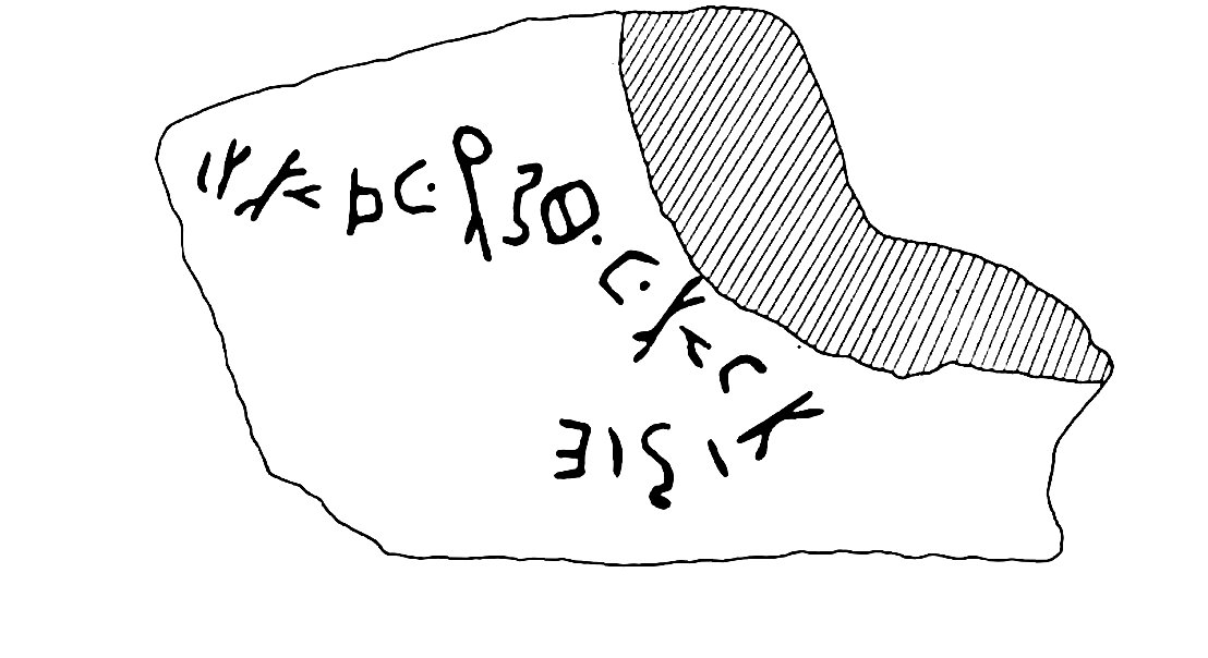 inscription of siglum MDT 3