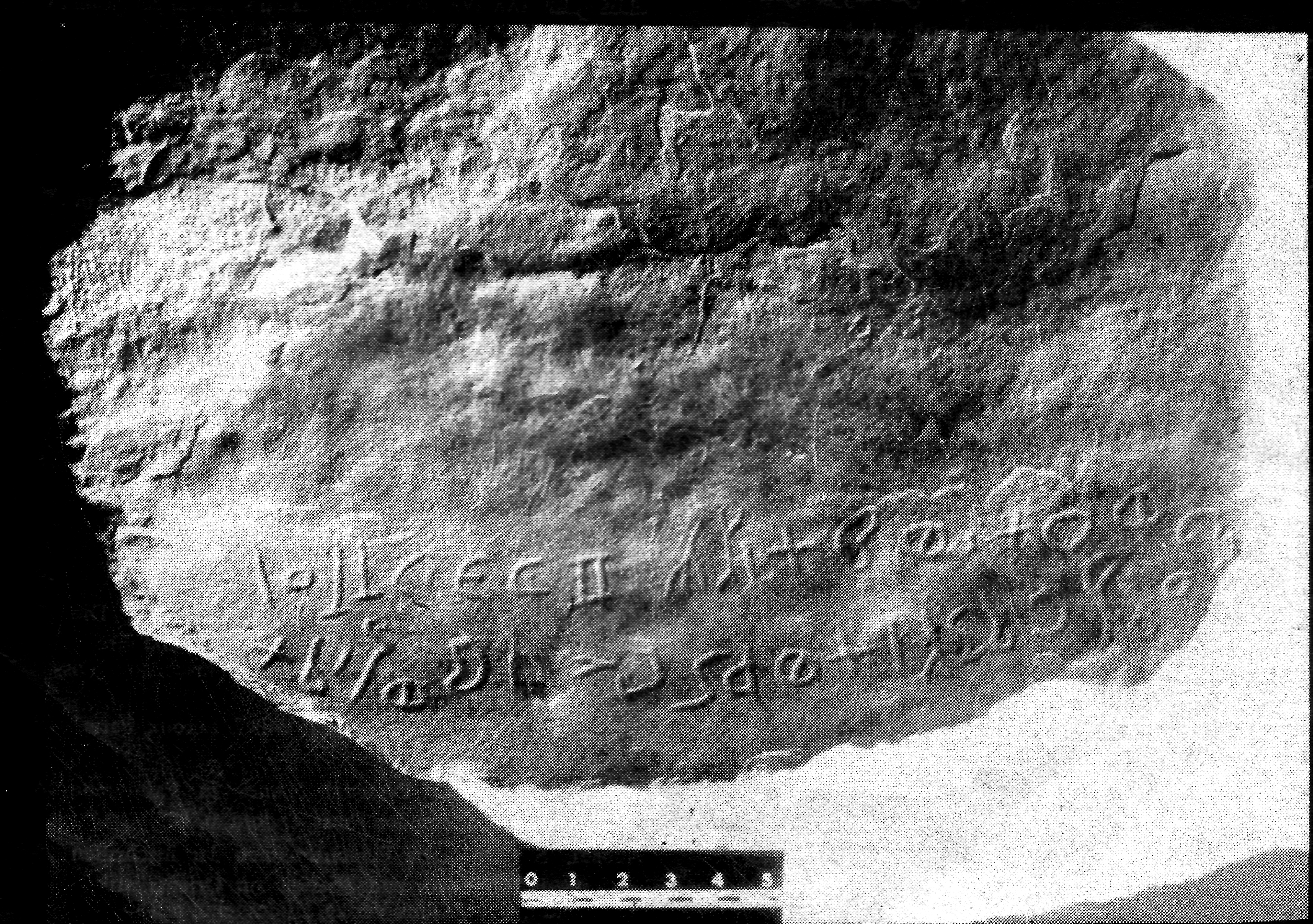 inscription of siglum MNSH 1