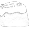 inscription of siglum MNSH 1