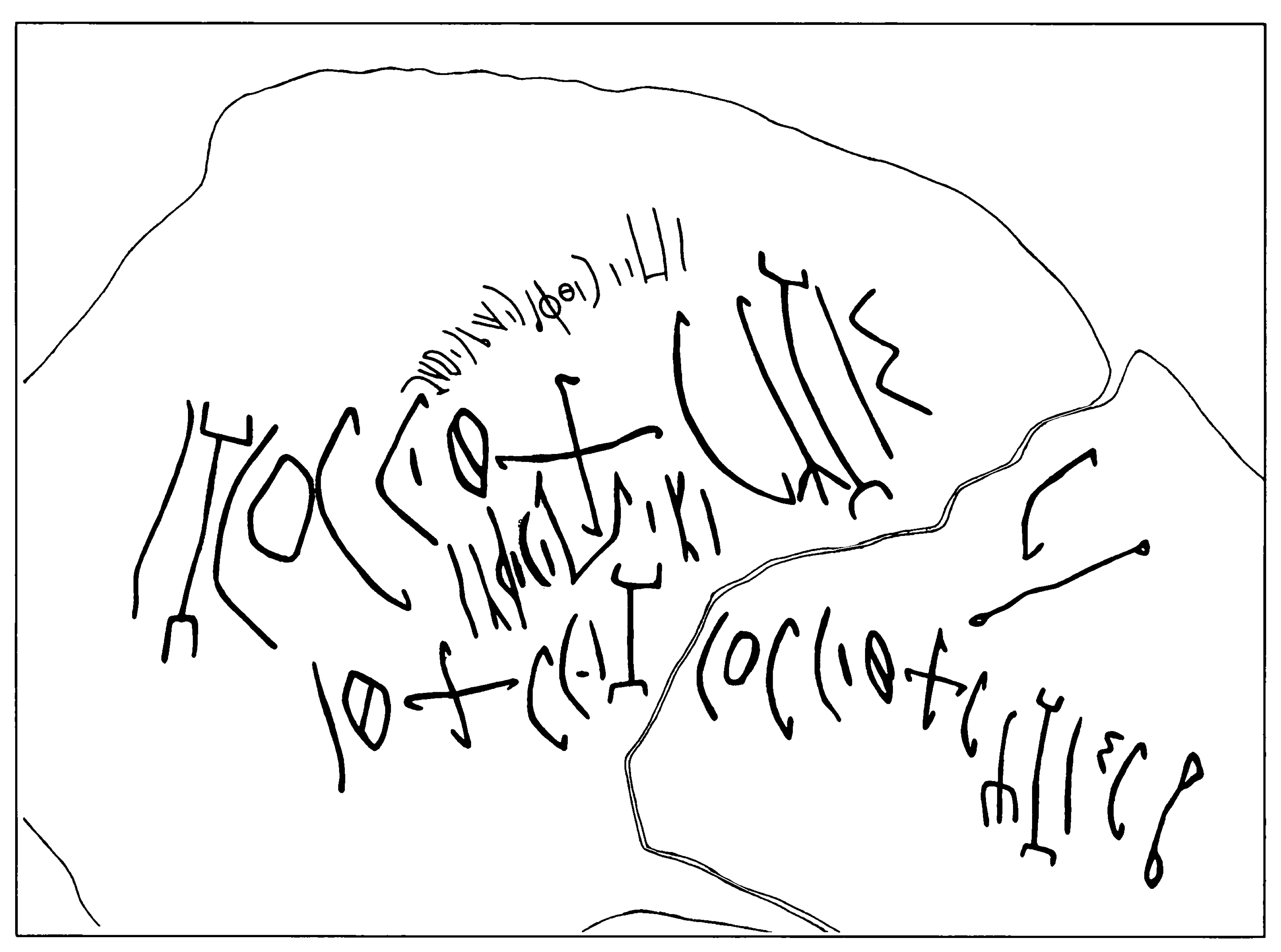 inscription of siglum MSNS 10