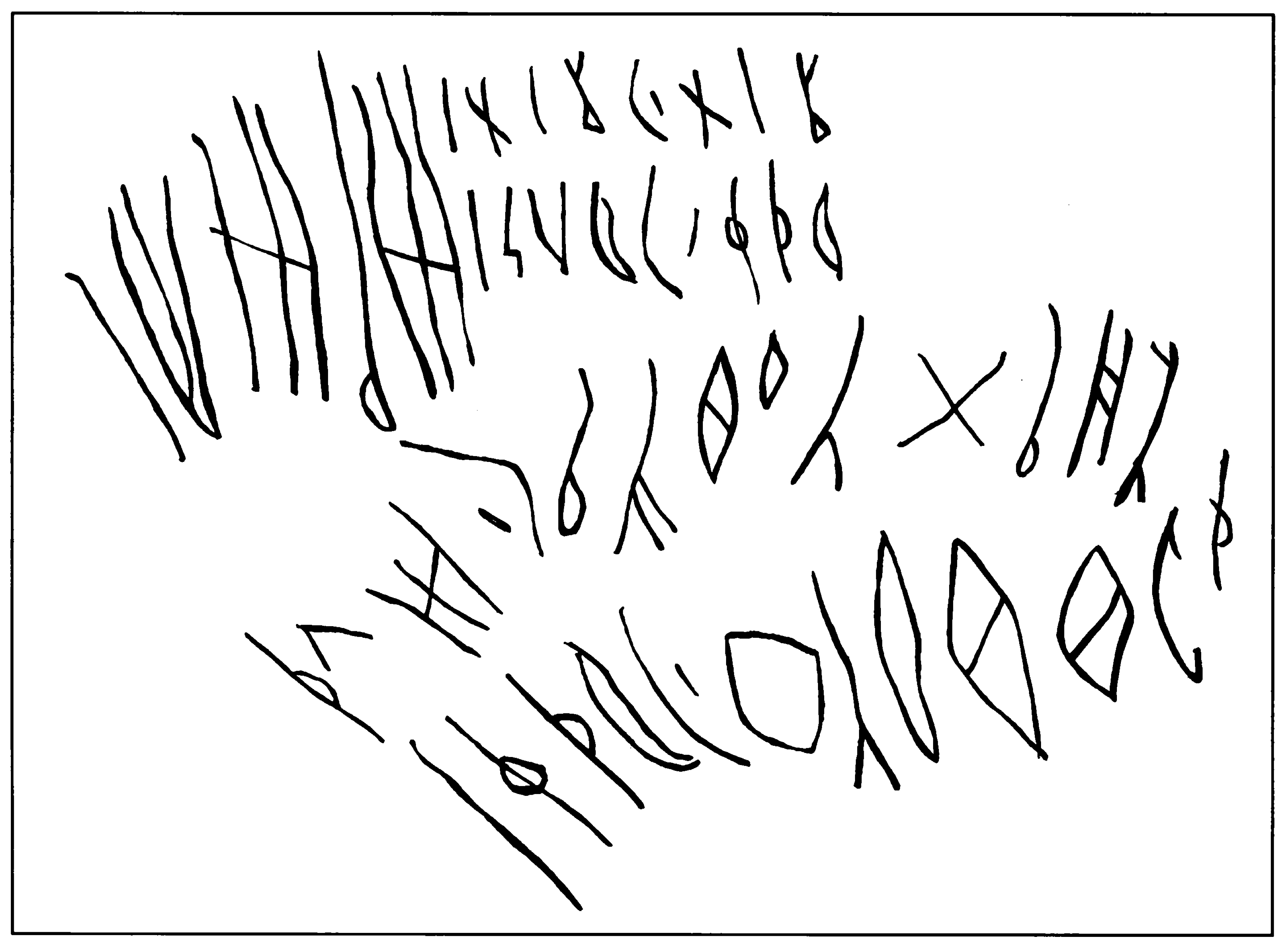 inscription of siglum MSNS 3