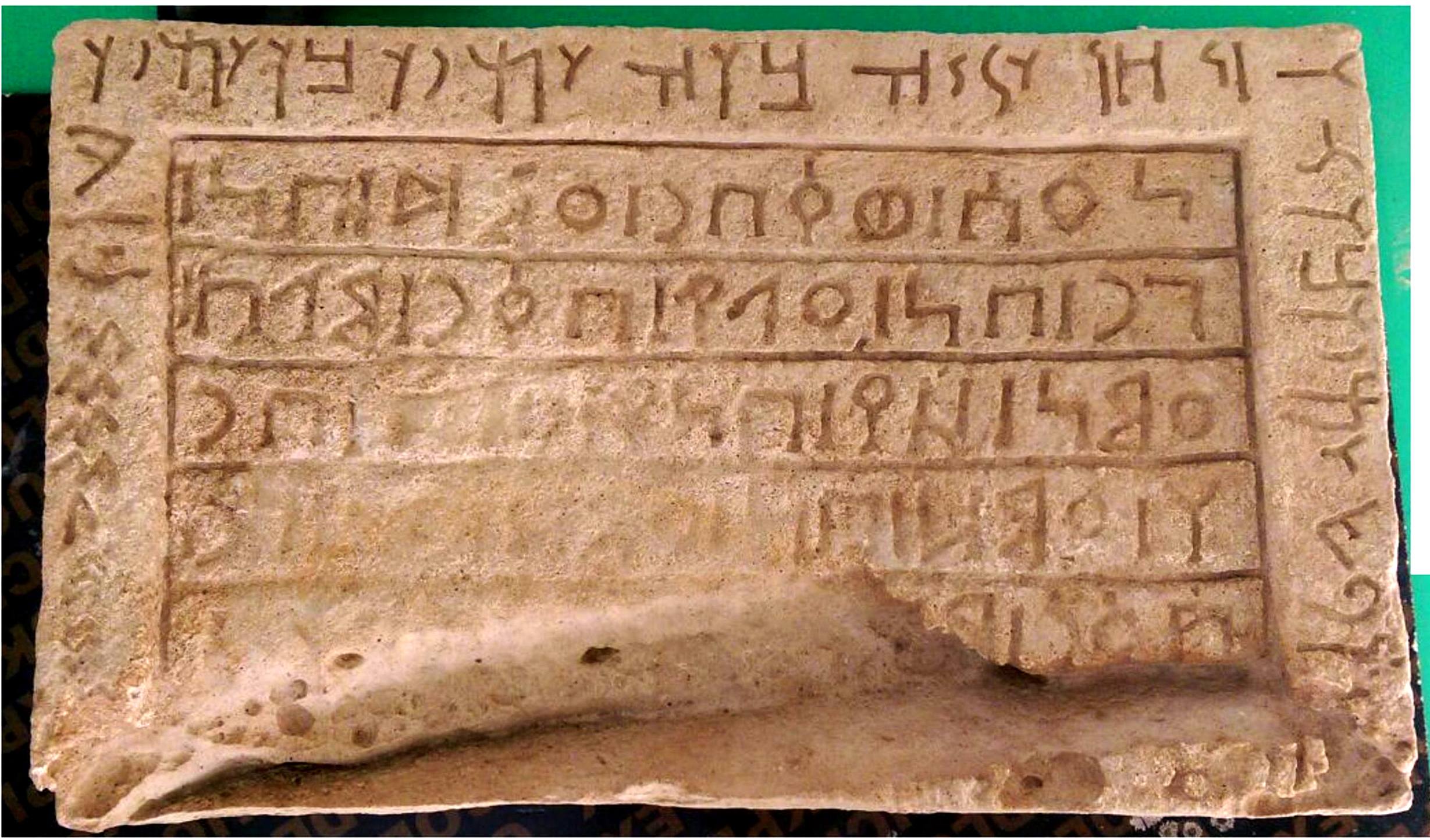 inscription of siglum Mleiha Tomb F5 Has