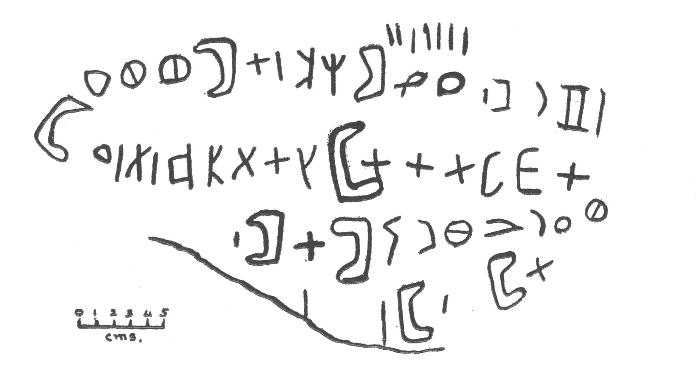 inscription of siglum NST 2