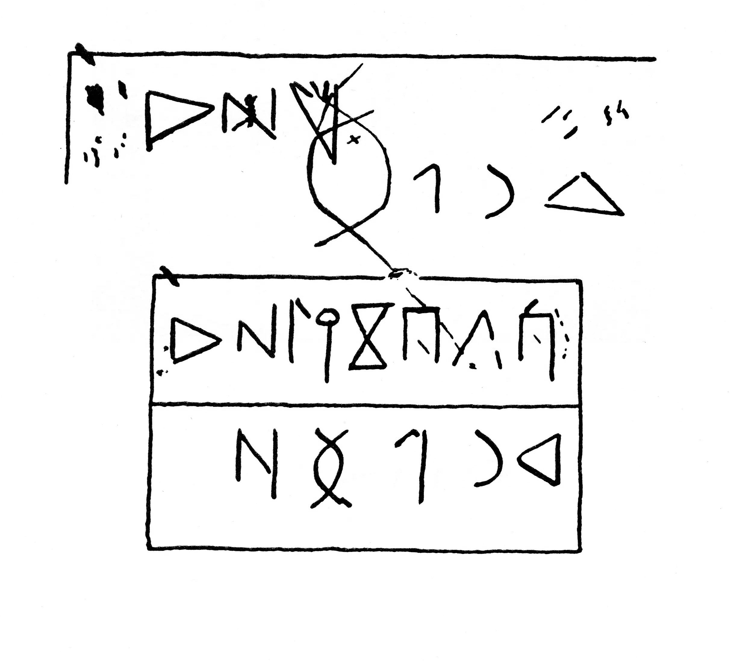 inscription of siglum RES 3934