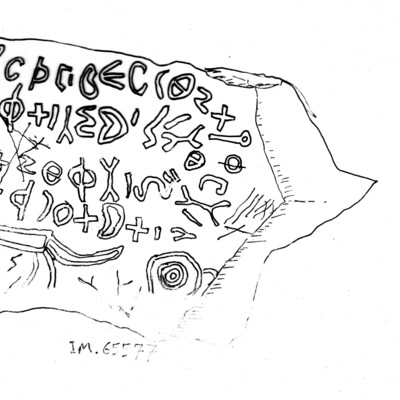 inscription of siglum RaIM 65577