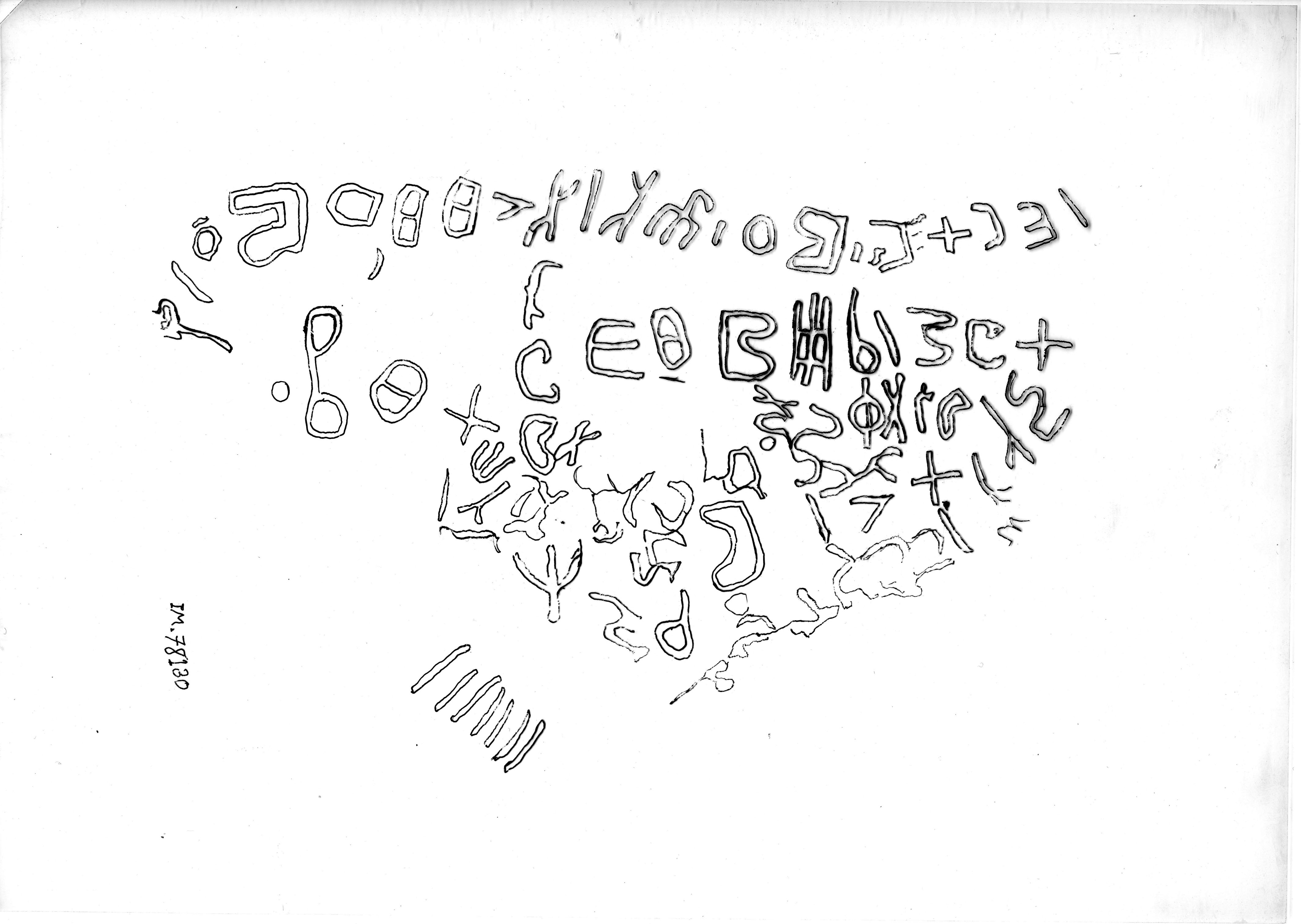 inscription of siglum RaIM 78130.1