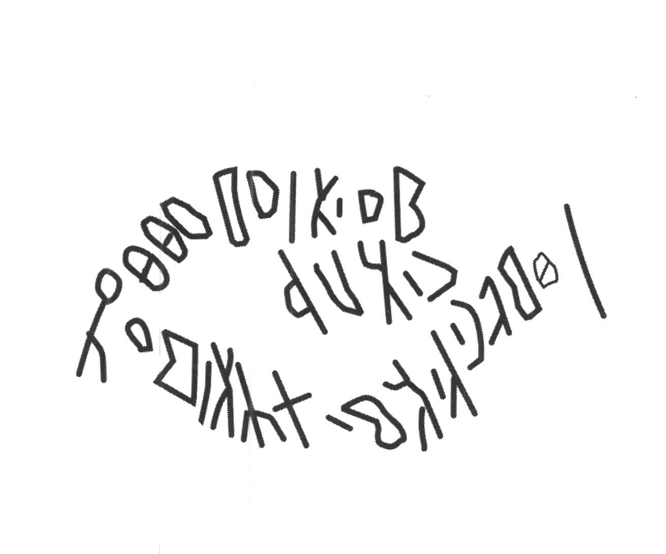 inscription of siglum SHNS 3