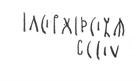 inscription of siglum SIJ 153